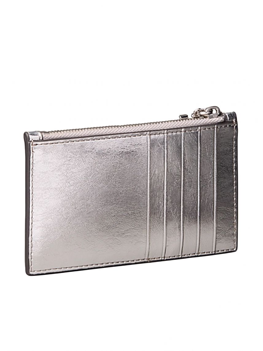 CK METALLIC 6CC ZIP CARDCASE