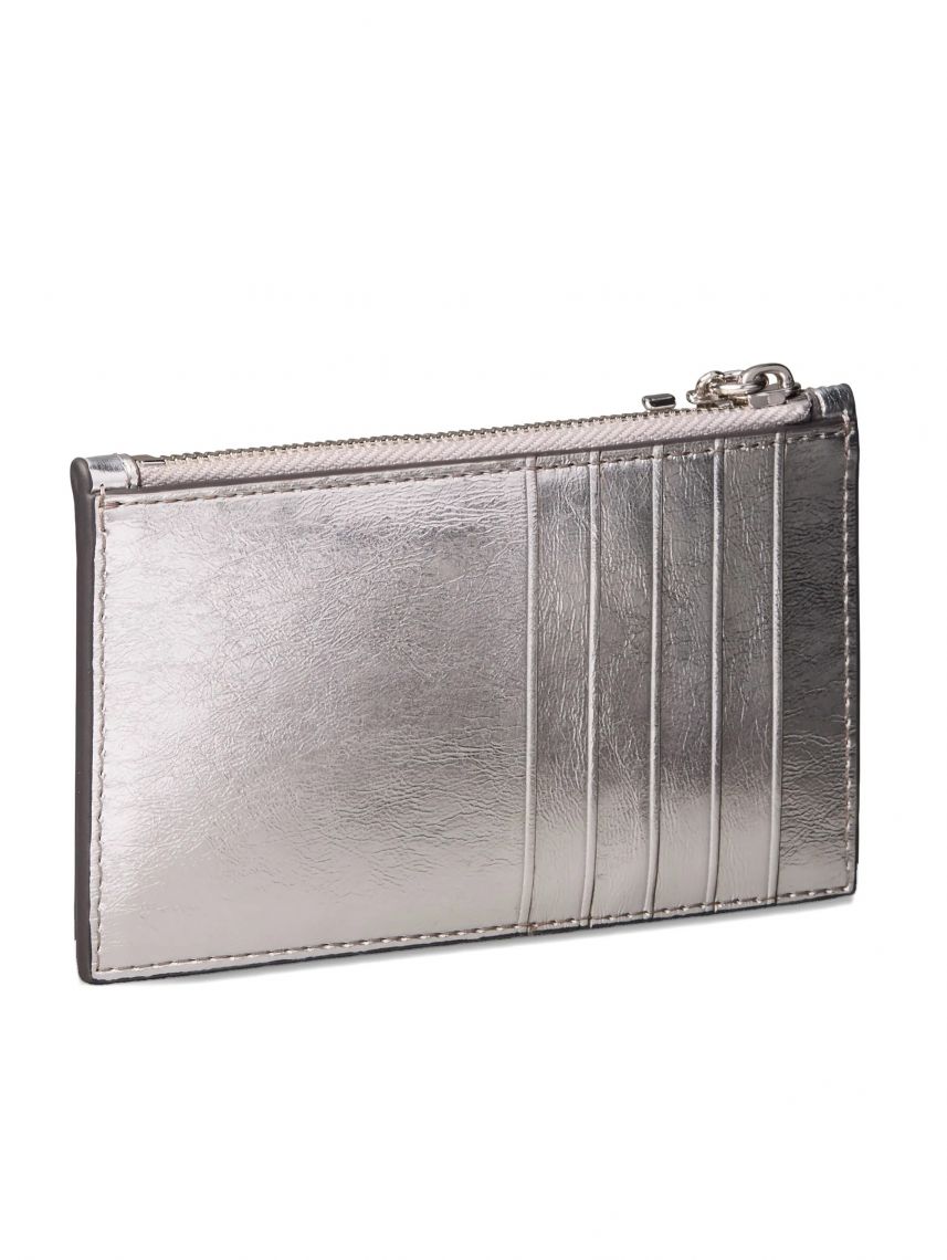 CK METALLIC 6CC ZIP CARDCASE
