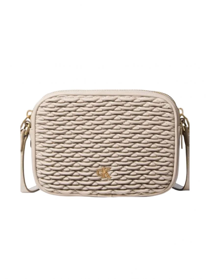 PLEATED DOUBLE ZIP CAMERן»¿A BAG