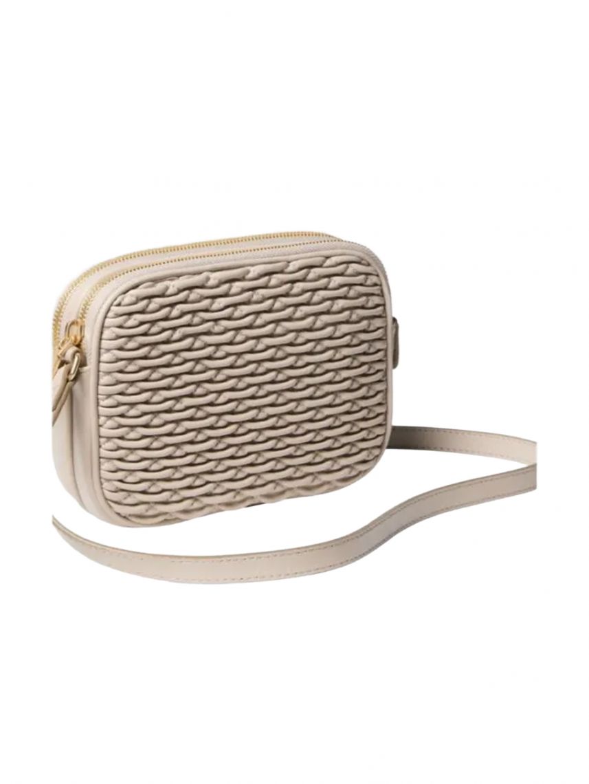 PLEATED DOUBLE ZIP CAMERן»¿A BAG
