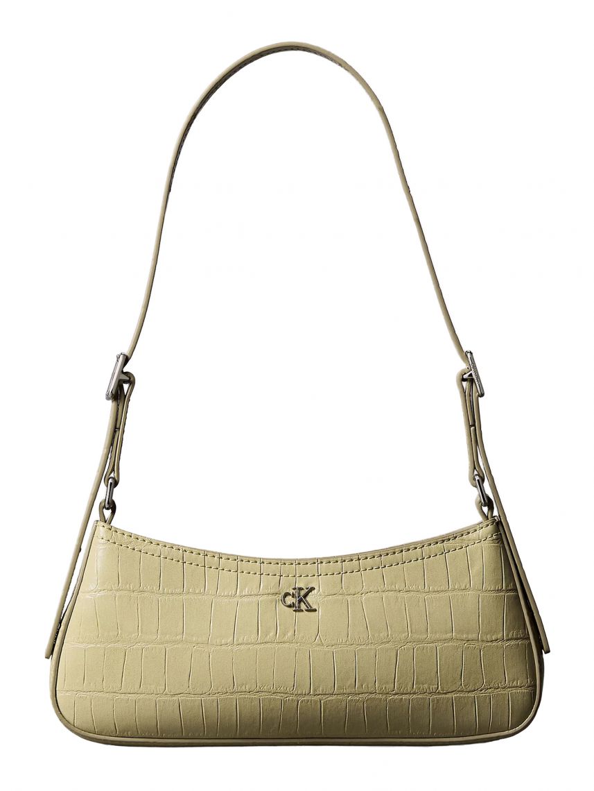 CK CROC SMALL SHOULDER BAG