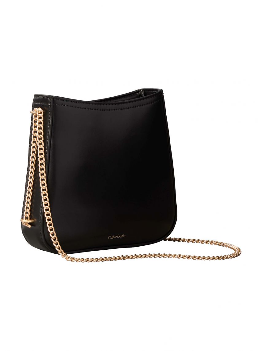 CK SADDLE BAG WITH CHAIN