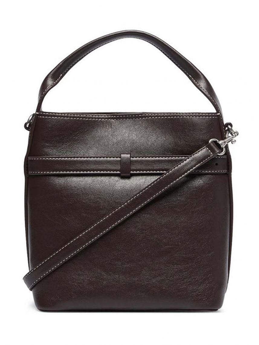 BUCKLE MINI BUCKET CROSSBODY