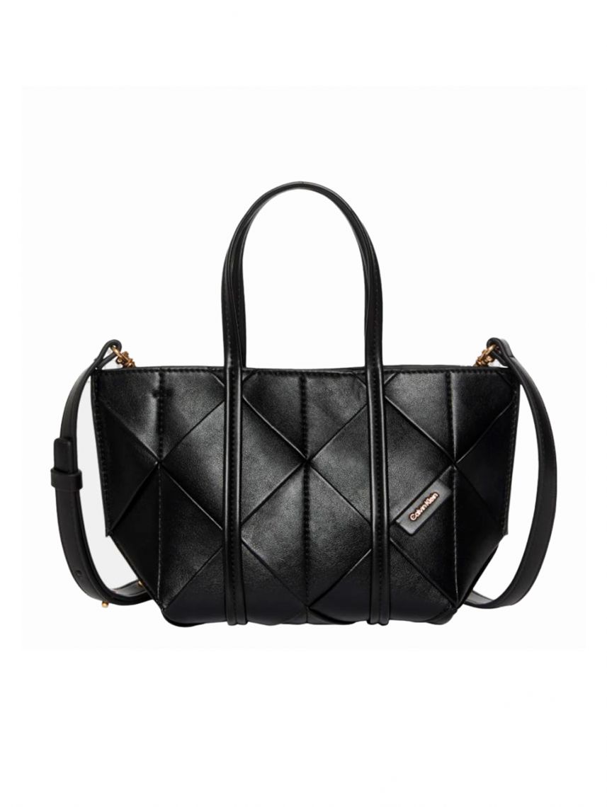 WOVEN MINI TOTE CROSSBODY