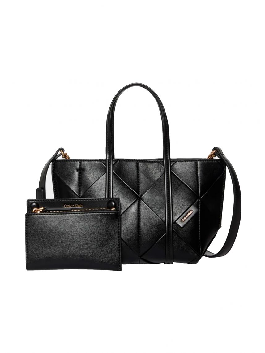 WOVEN MINI TOTE CROSSBODY