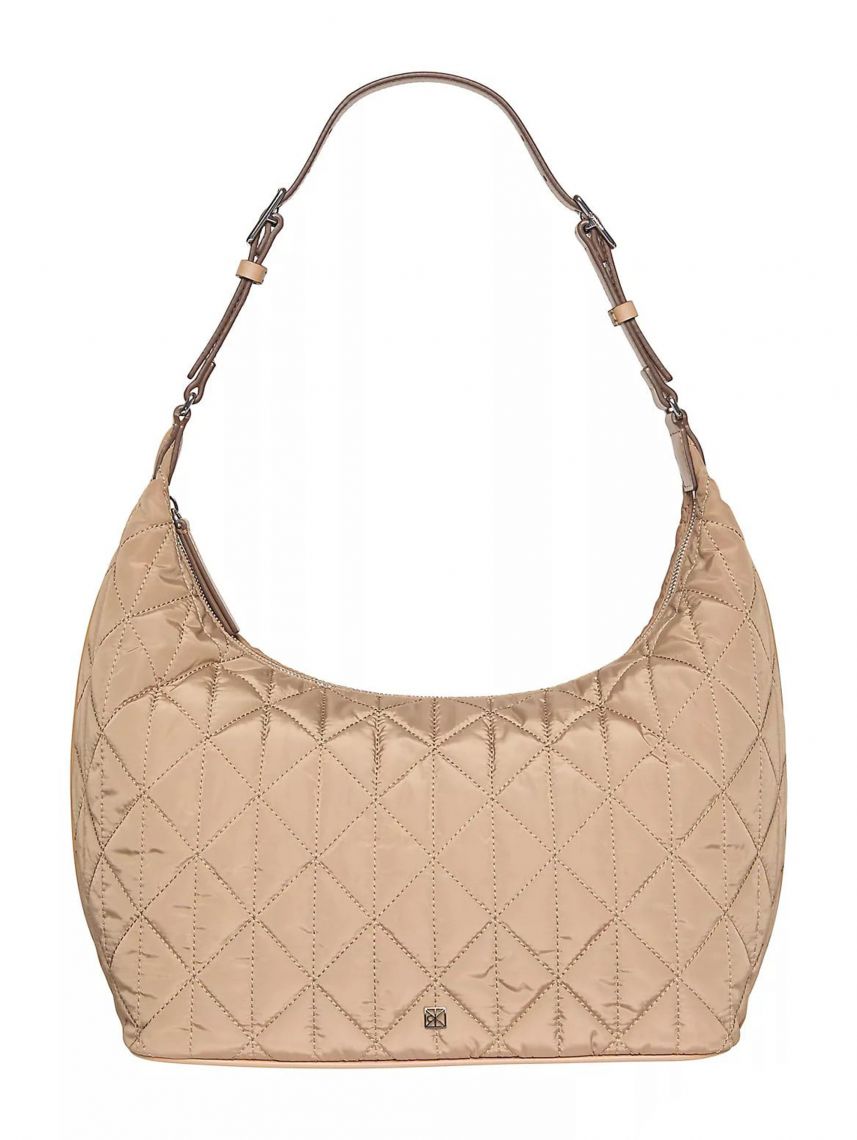 QUILTED NYLON MEDIUM SHOULDER BA
