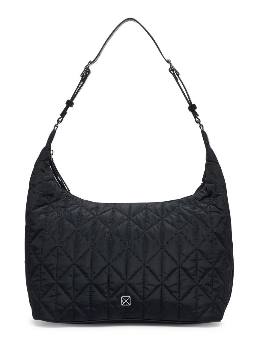 QUILTED NYLON MEDIUM SHOULDER BA