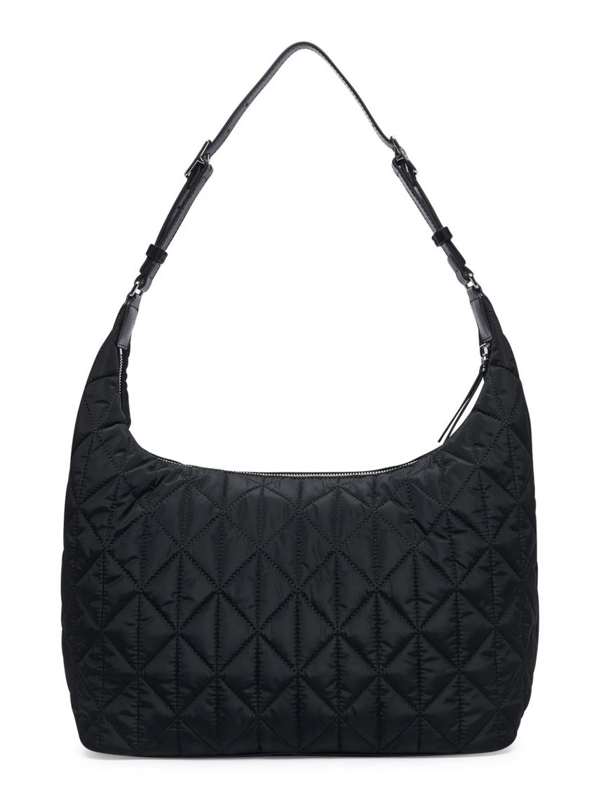 QUILTED NYLON MEDIUM SHOULDER BA
