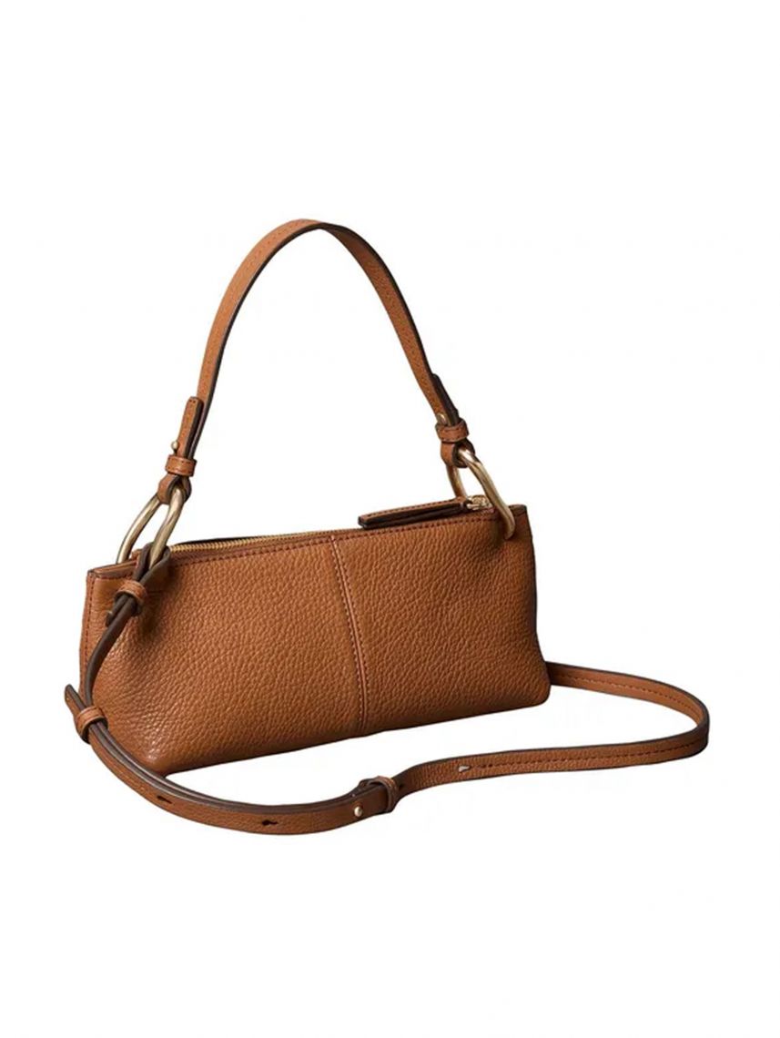 SLOUCHY LEATHER SMALL CONV BAG