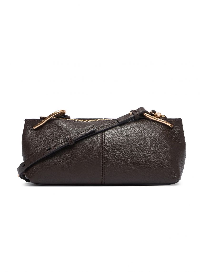 SLOUCHY LEATHER SMALL CONV BAG