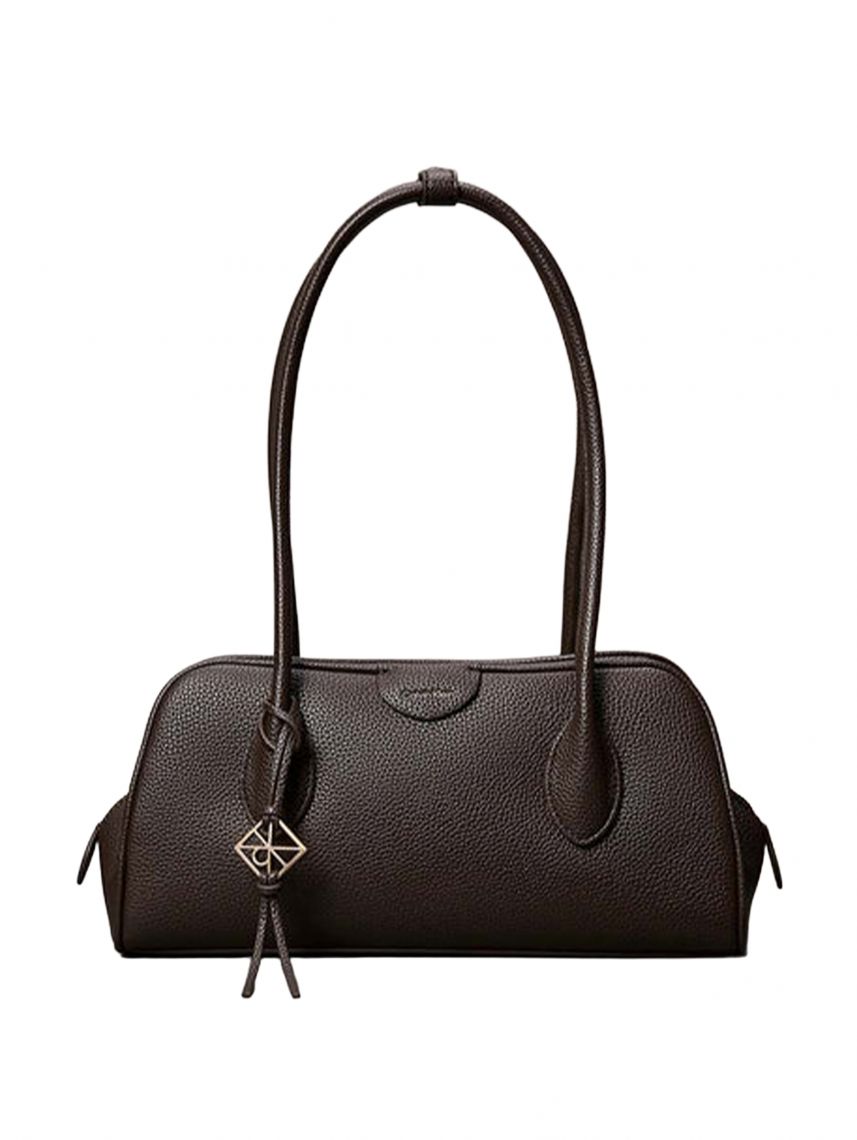 EMBLEM TRIO PEBBLE SHOULDER BAG