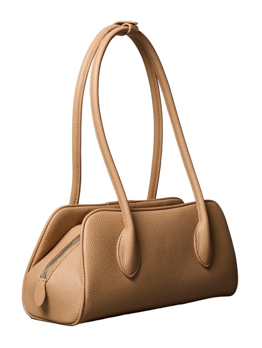 EMBLEM TRIO PEBBLE SHOULDER BAG