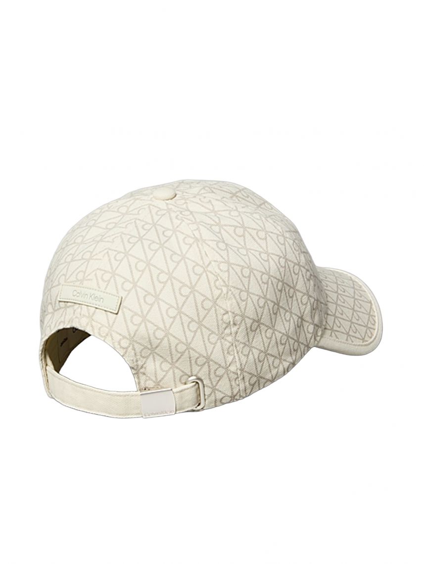 EMBLEM PRINT w LEATHER PATCH CAP