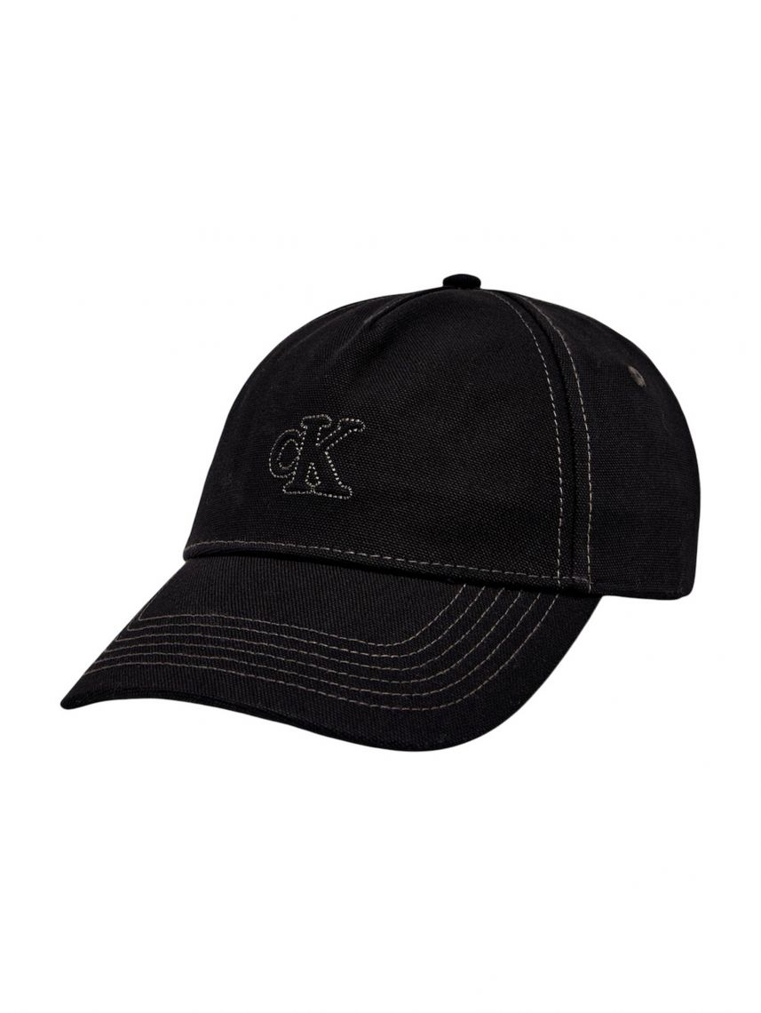 CANVAS W/ EMBOSSED MONOGRAM STIT