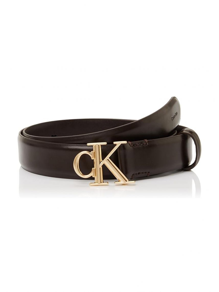 ROUND CK BUCKLE 30MM BELT SMOOTH
