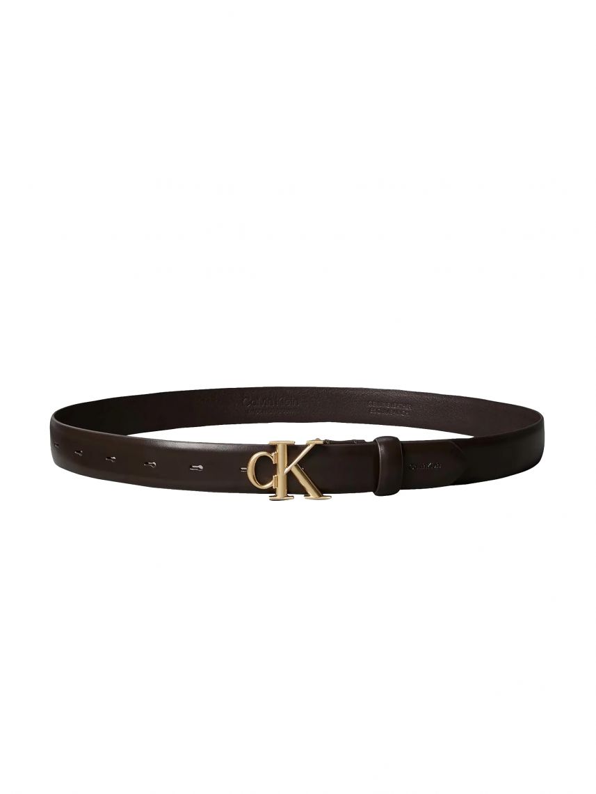 ROUND CK BUCKLE 30MM BELT SMOOTH