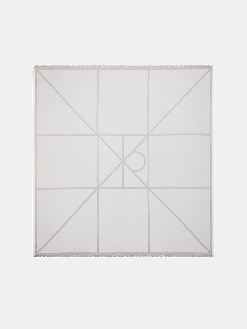 EMBLEM GRAPHIC LW SQUARE SCARF