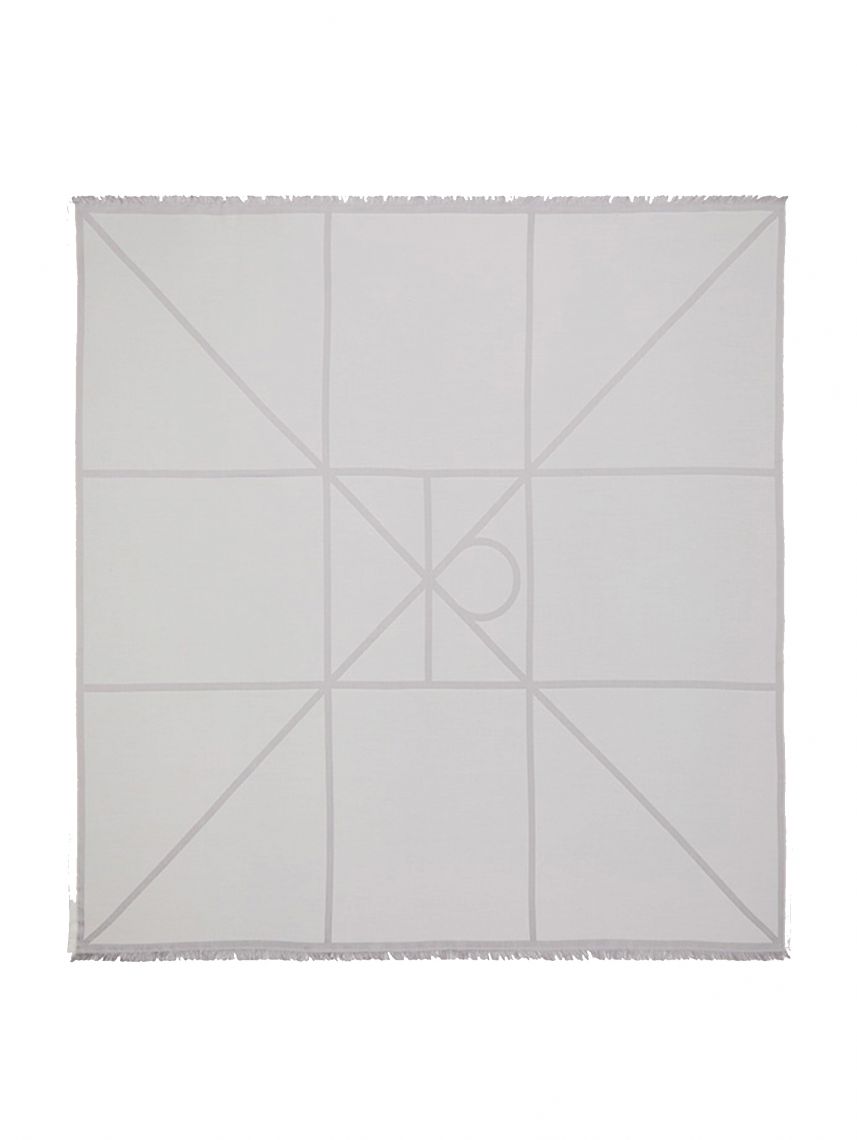 EMBLEM GRAPHIC LW SQUARE SCARF