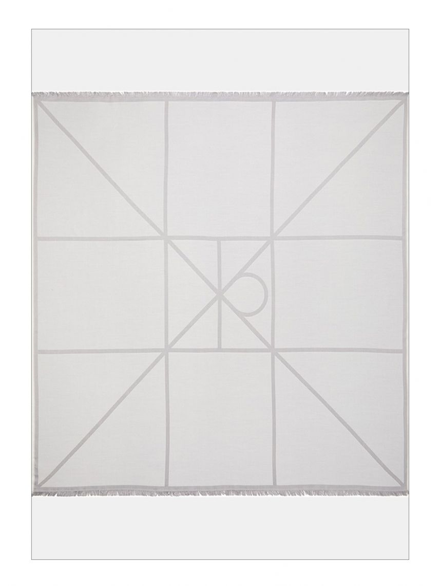 EMBLEM GRAPHIC LW SQUARE SCARF