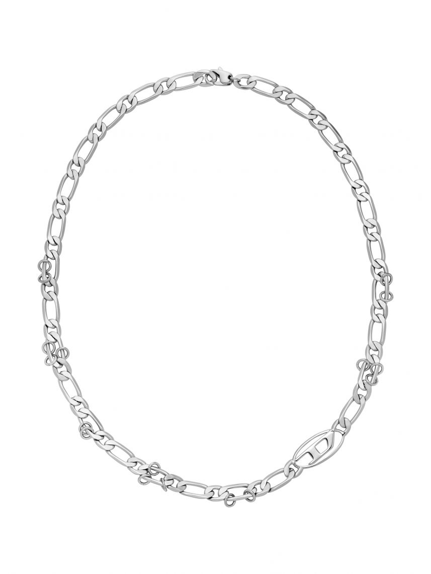 שרשרת לגבר של Diesel מקולקציית OVAL D LOGO דגם DX1600040