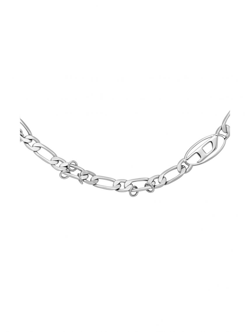 שרשרת לגבר של Diesel מקולקציית OVAL D LOGO דגם DX1600040