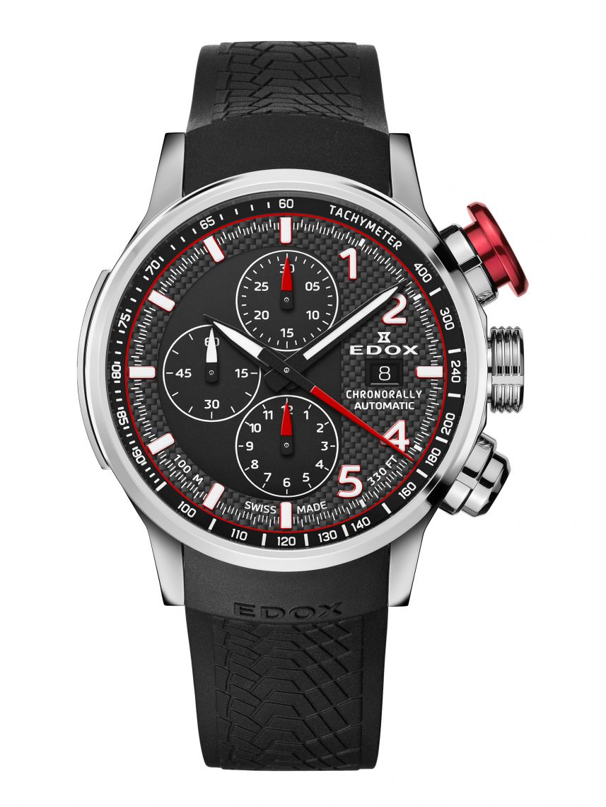 שעון EDOX סדרה CHRONORALLY דגם 01129TRCANCAR