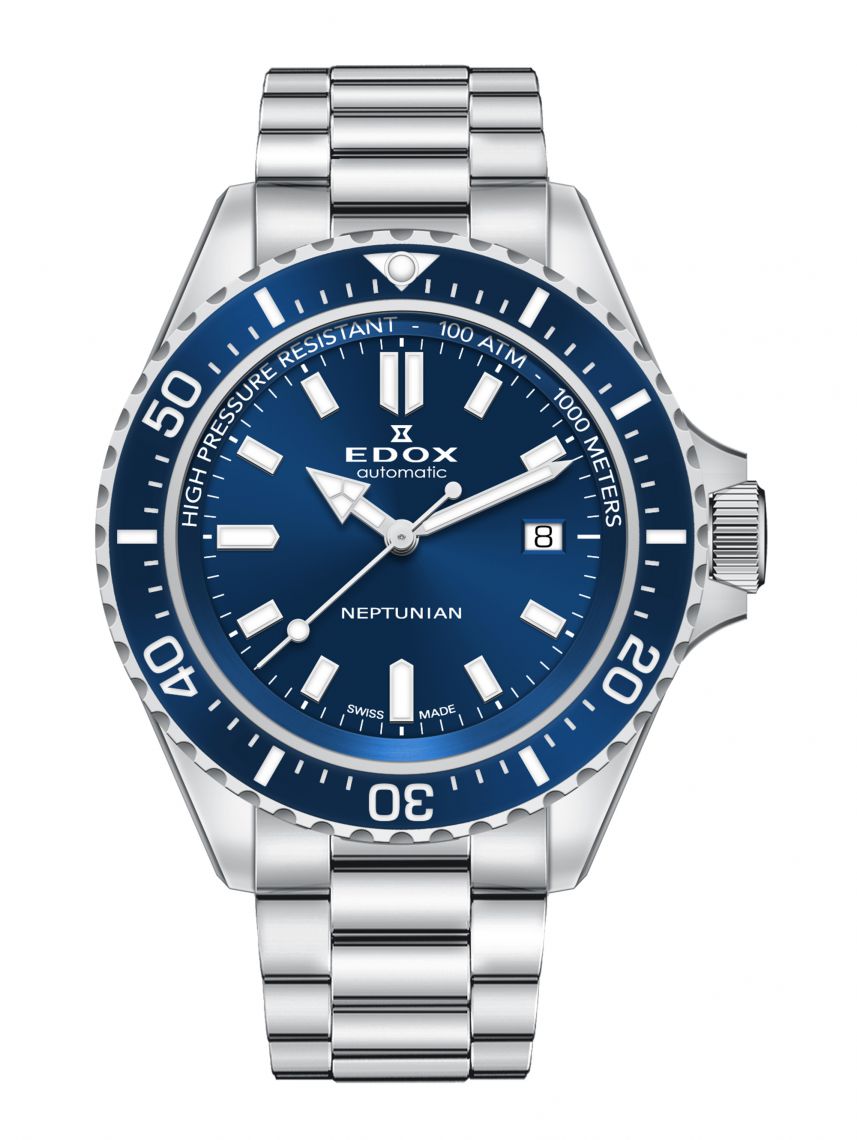 שעון EDOX סדרה NEPTUNIAN דגם 801203BUMBUF