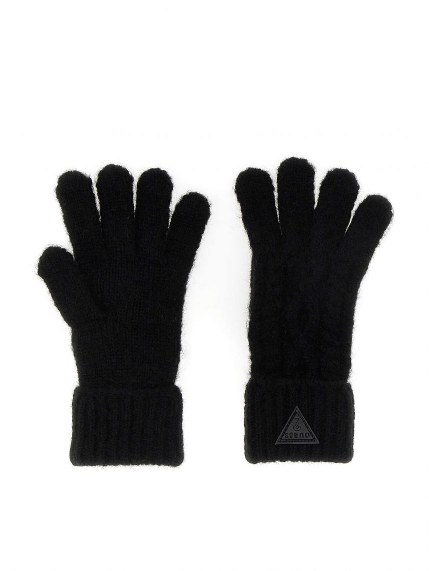 כפפות צמר מבית Guess דגם AW5211POL02-BLA-S