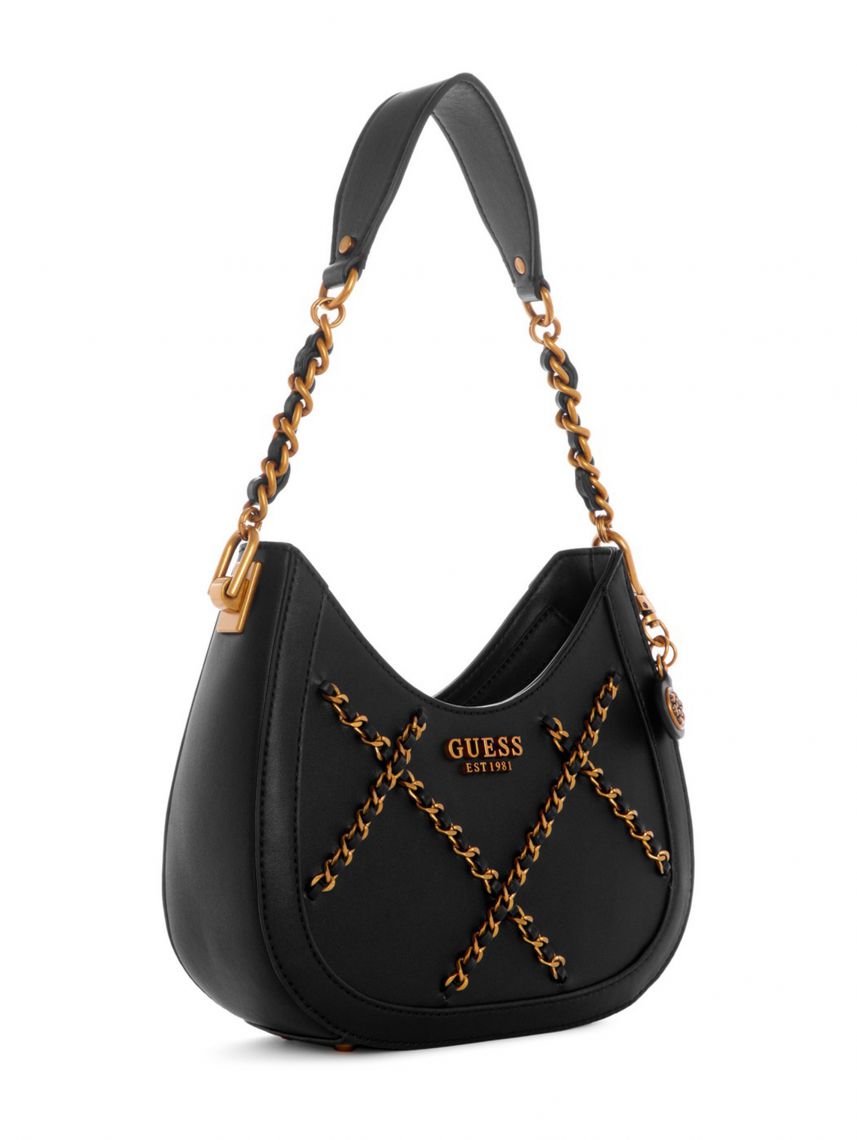 תיק דמוי עור GUESS קולקציית ABEY דגם BC855801-BLA
