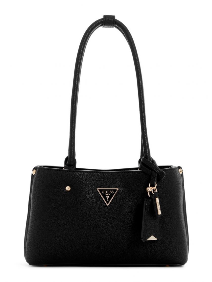 תיק דמוי עור  GUESS קולקציית MERIDIAN דגם BG877809-BLA