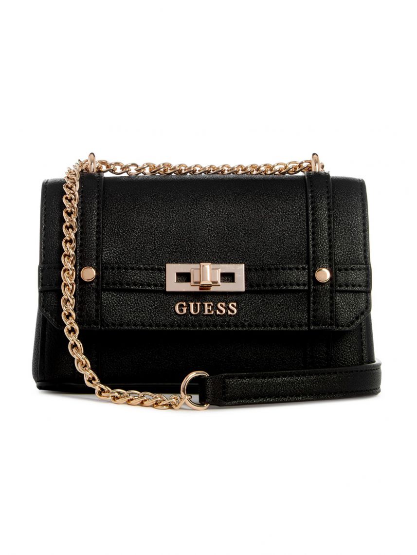 תיק לאישה מבית GUESS קולקציית EMILEE דגם BG886278-BLA