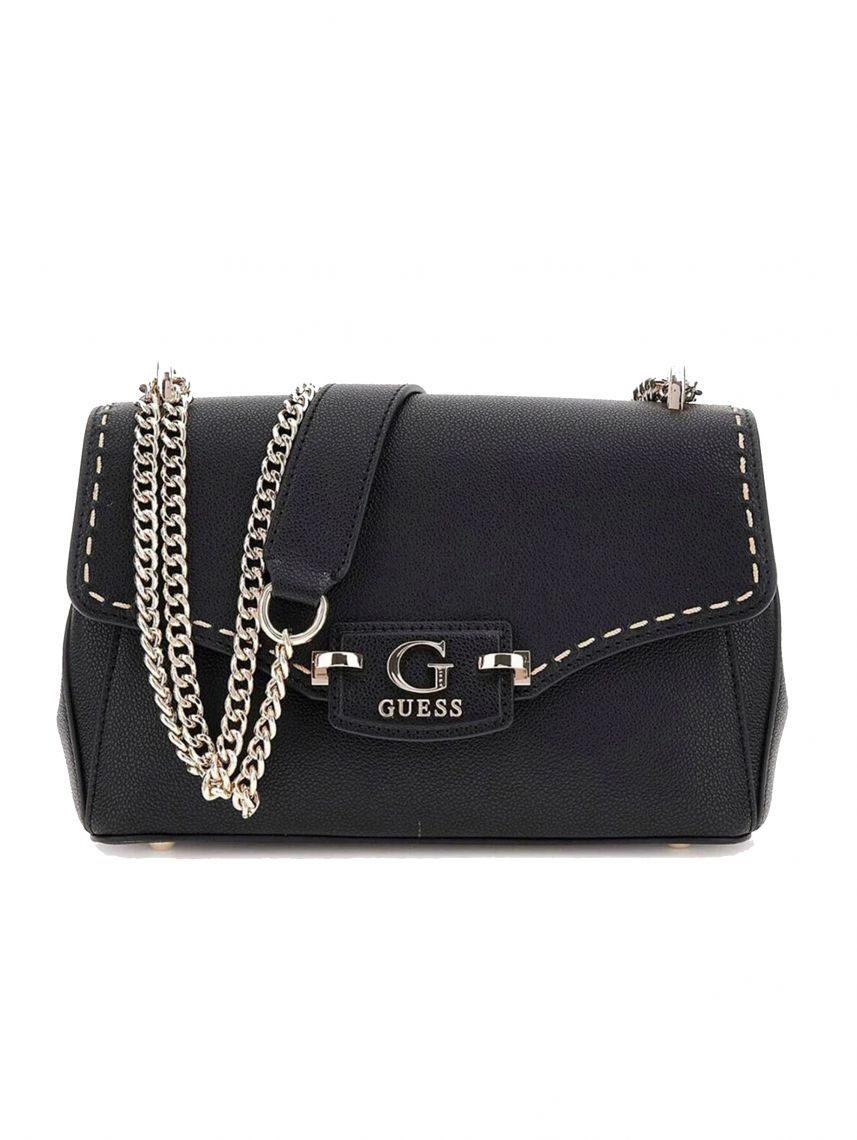 תיק דמוי עור GUESS קולקציית NASTRA דגם BG963721-BLA