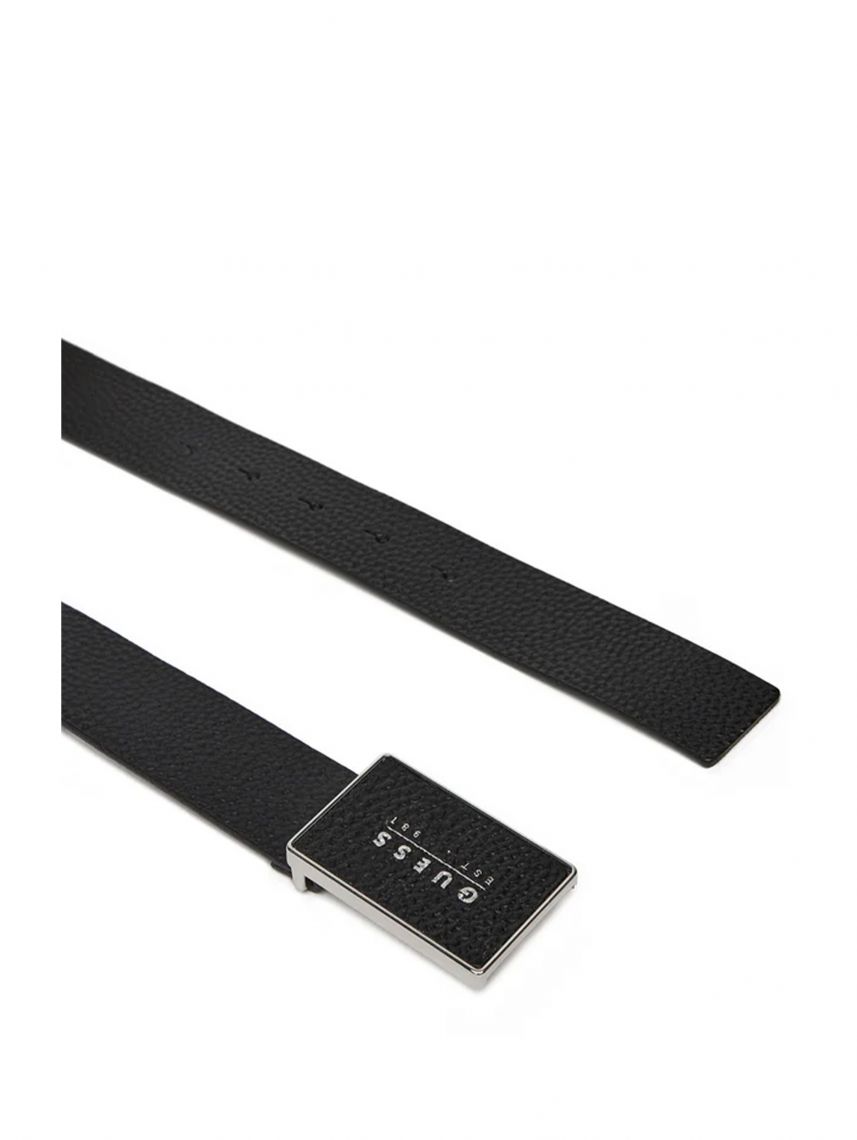 חגורת עור לגבר מבית Guess דגם BMAVLWP5235-BLA-XL