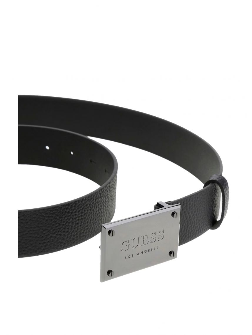 חגורת עור Guess דגם BMGRTUP5140-BLA-M