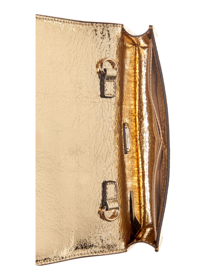 תיק דמוי עור מבית GUESS קולקציית GILDED GLAMOUR דגם CG877771-GOL