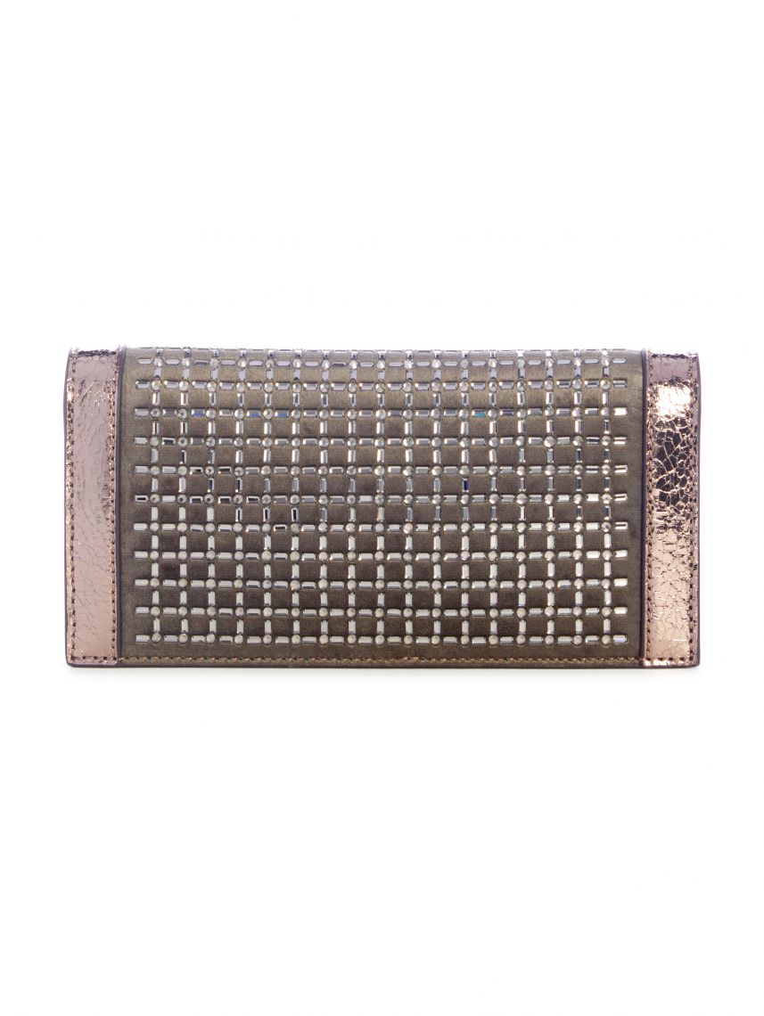 תיק דמוי עור מבית GUESS קולקציית GILDED GLAMOUR דגם CM877771