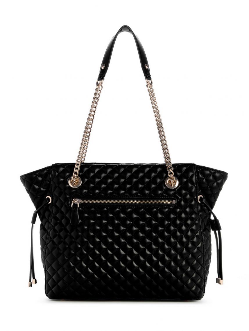 תיק דמוי עור GUESS קולקציית ECO RIANEE דגם EQG954122-BLA