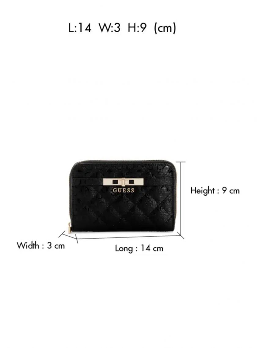 ארנק דמוי עור GUESS דגם G-GG8157140-BLA