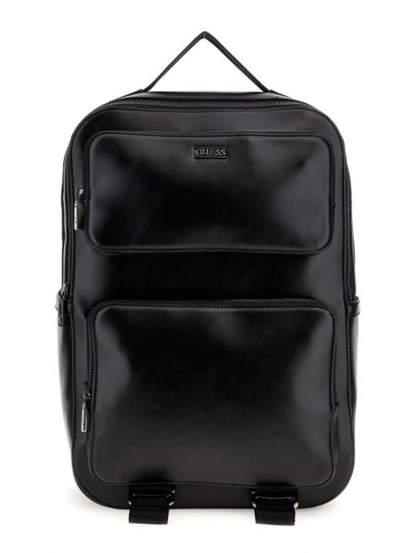 תיק גב דמוי עור מבית Guess דגם G-HMBOCAP5445-BLA