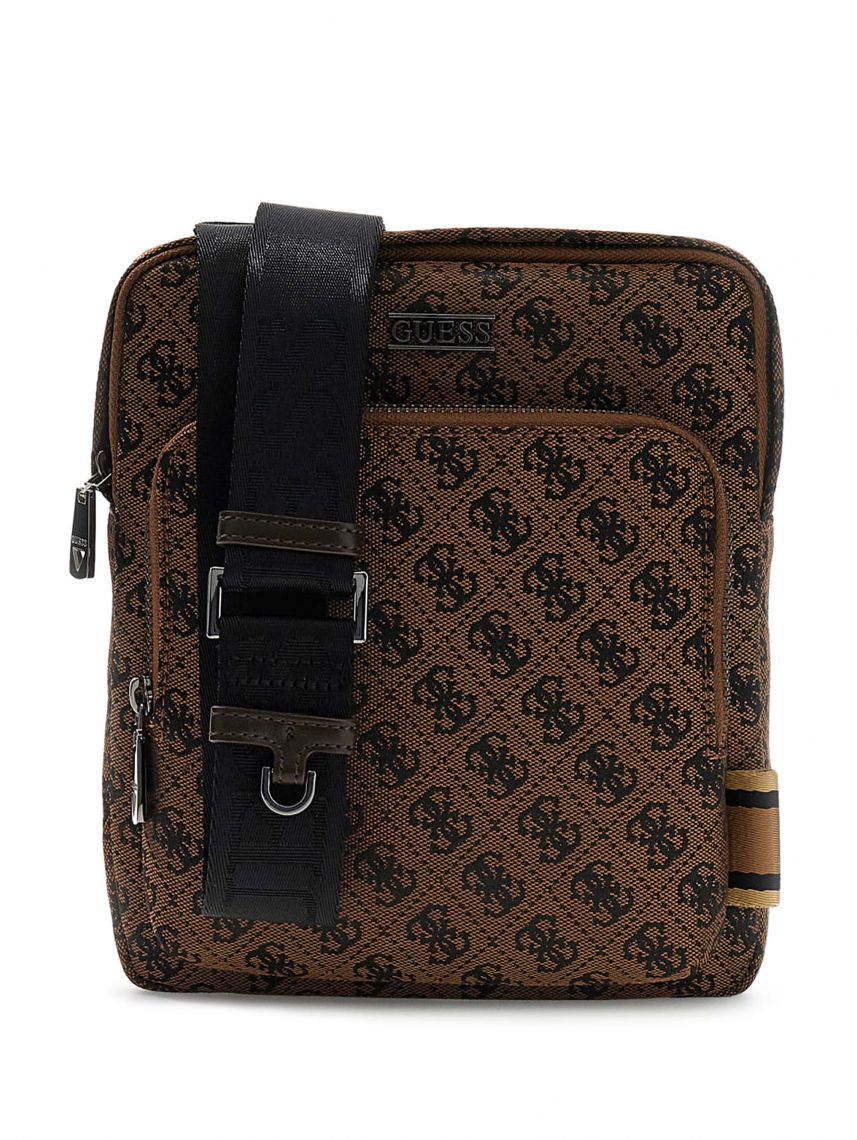 תיק דמוי עור מבית Guess דגם G-HMBOSTP6123-COF