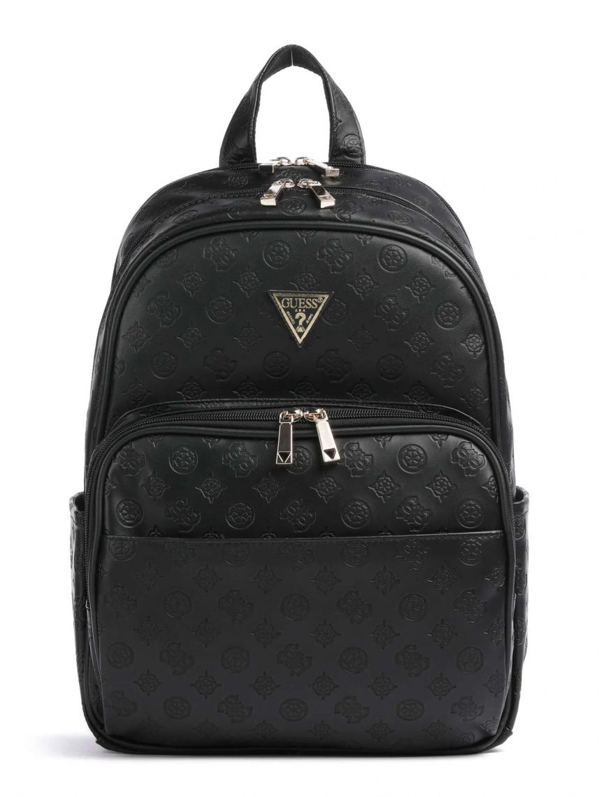 תיק גב דמוי עור לאישה GUESS קולקציית WILDER בצבע שחור K7452990-BLA