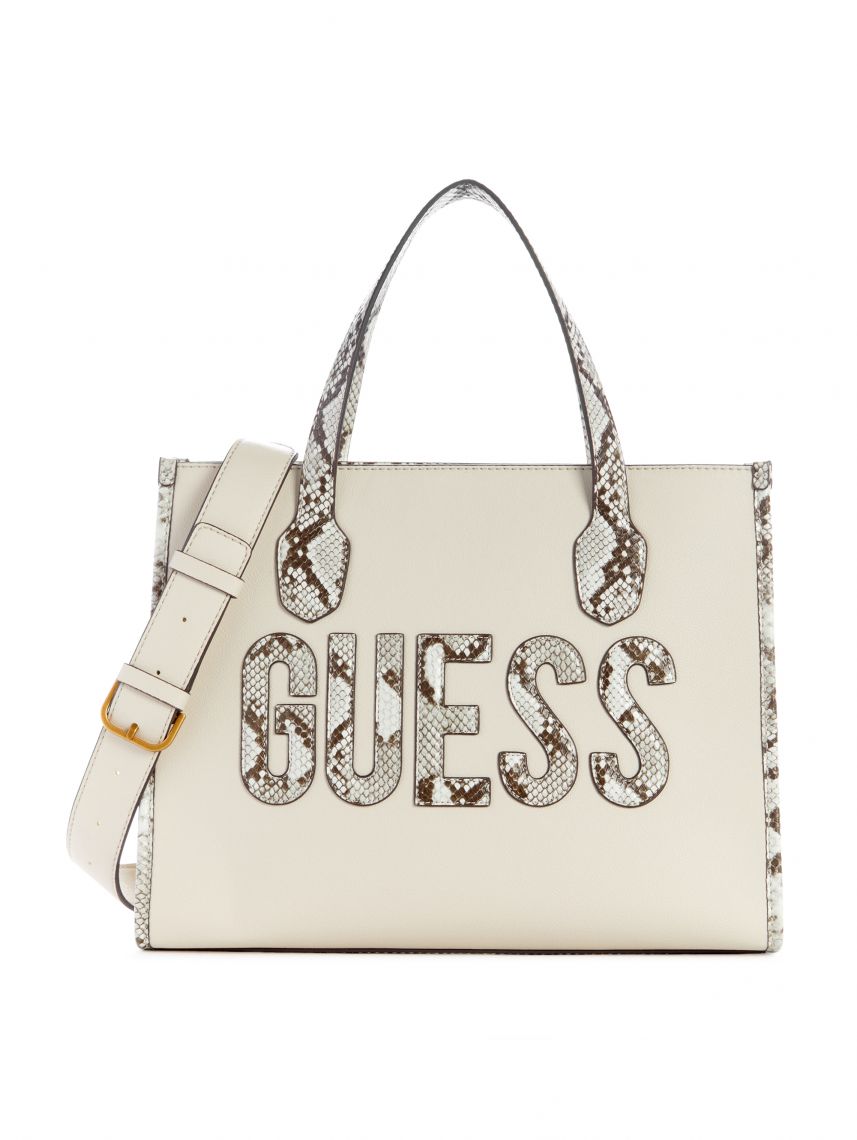 תיק דמוי עור מבית GUESS קולקציית SILVANA דגם KB866522-NAT