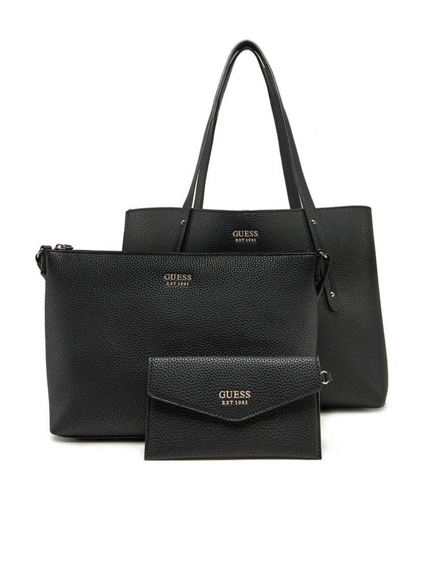 תיק צד דמוי עור לאישה מבית Guess דגם G-PG964823-BLA