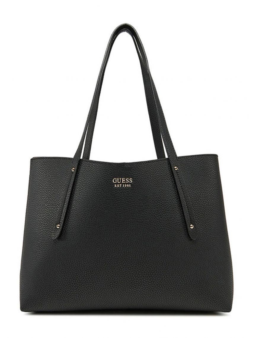 תיק צד דמוי עור לאישה מבית Guess דגם G-PG964823-BLA