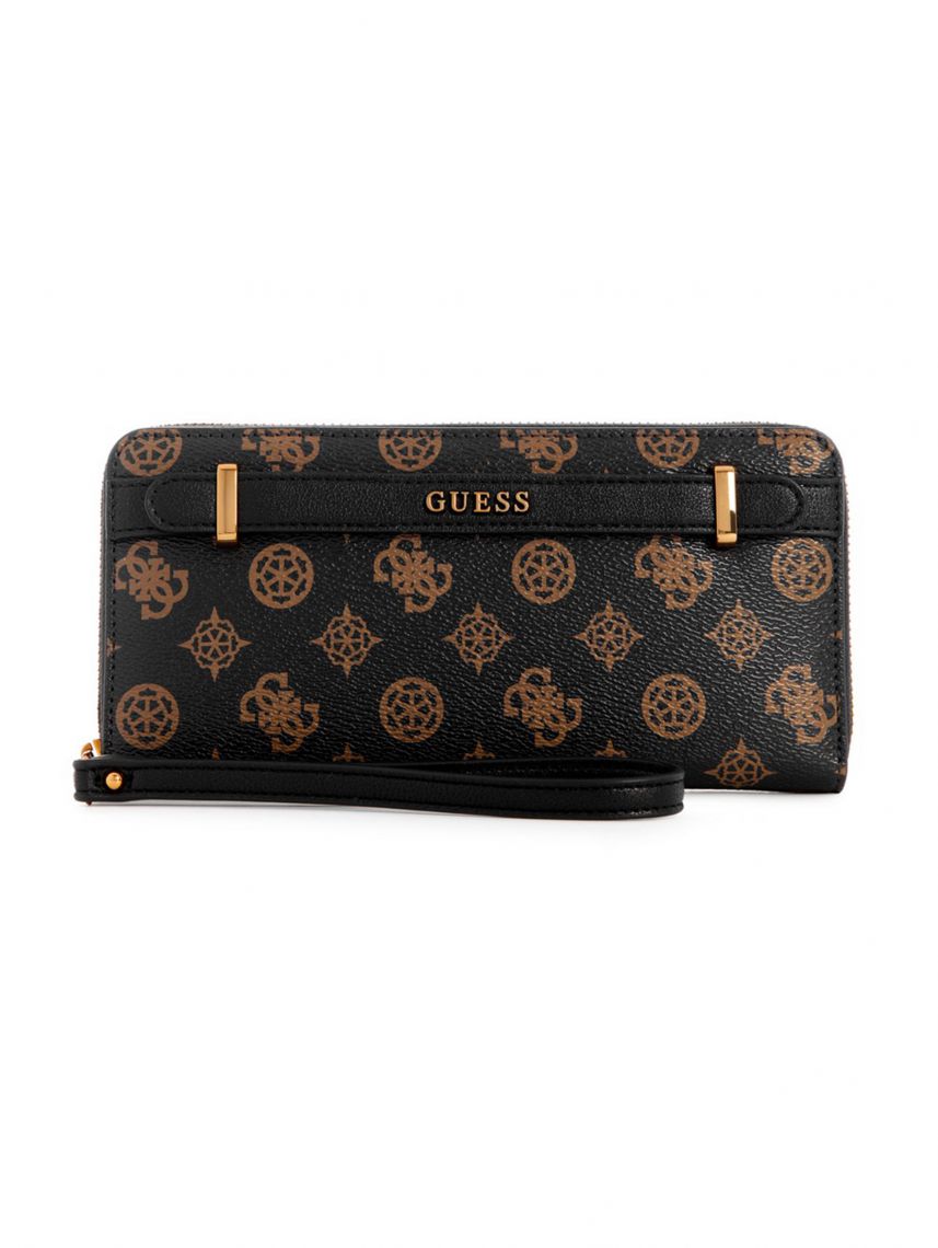 ארנק דמוי עור לאישה מבית GUESS סדרה SESTRI דגם PZ900146-MLO
