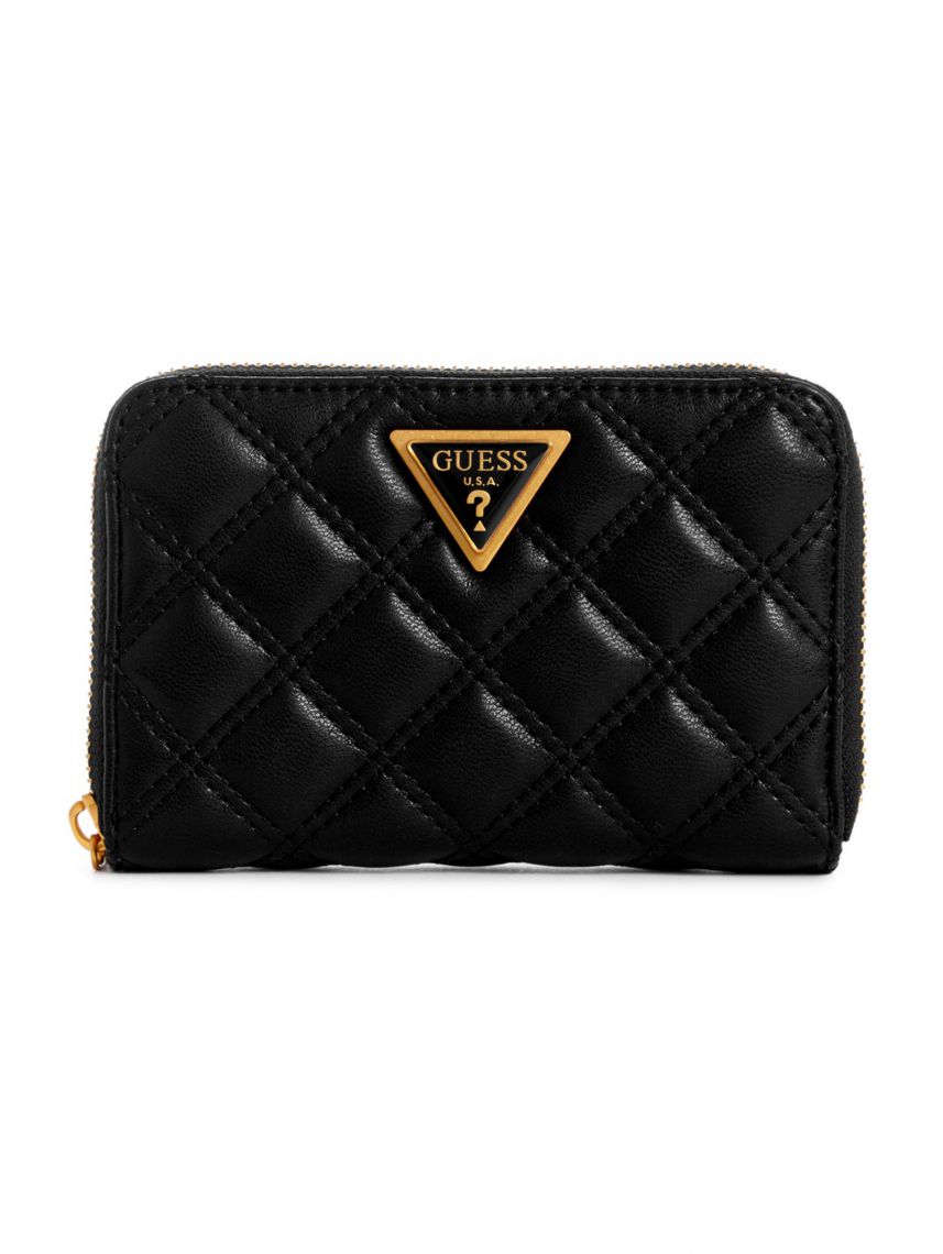 ארנק דמוי עור לאישה מבית Guess קולקציית GIULLY דגם QA874840-BEI
