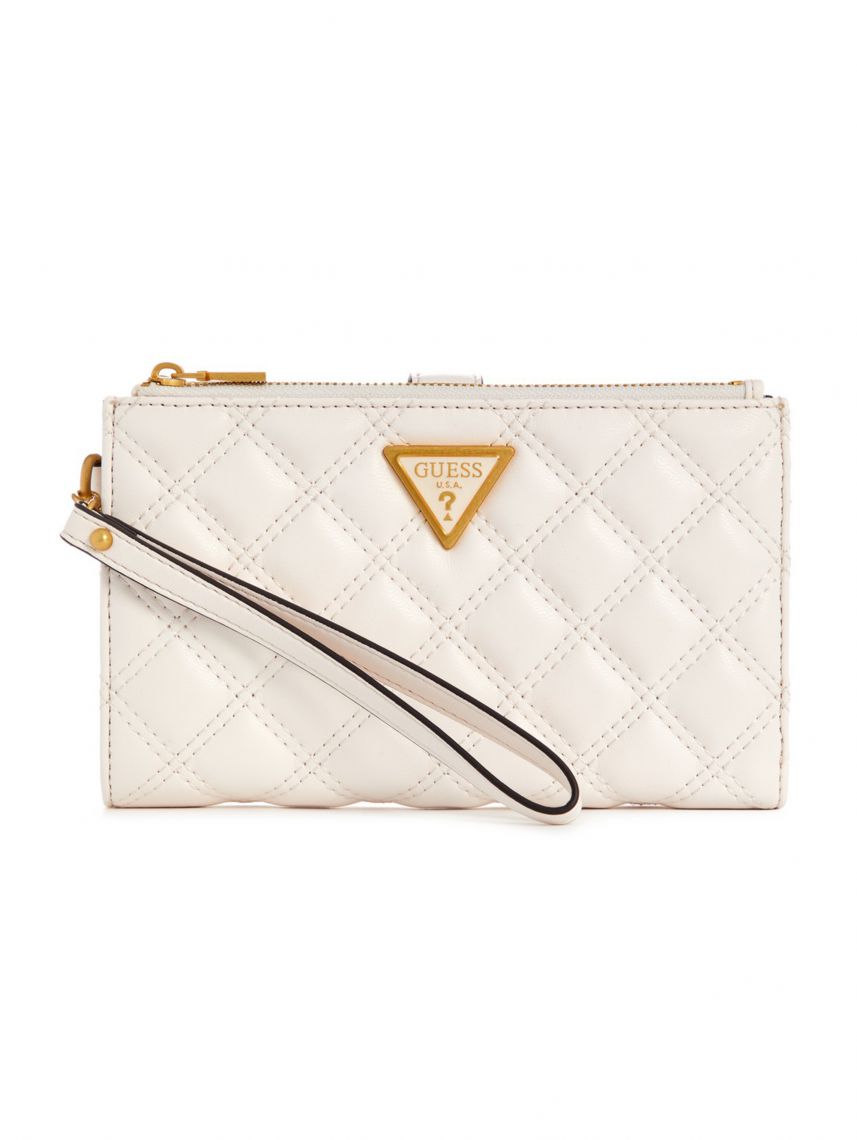 ארנק דמוי עור Guess קולקציית GIULLY דגם QA874857-IVO