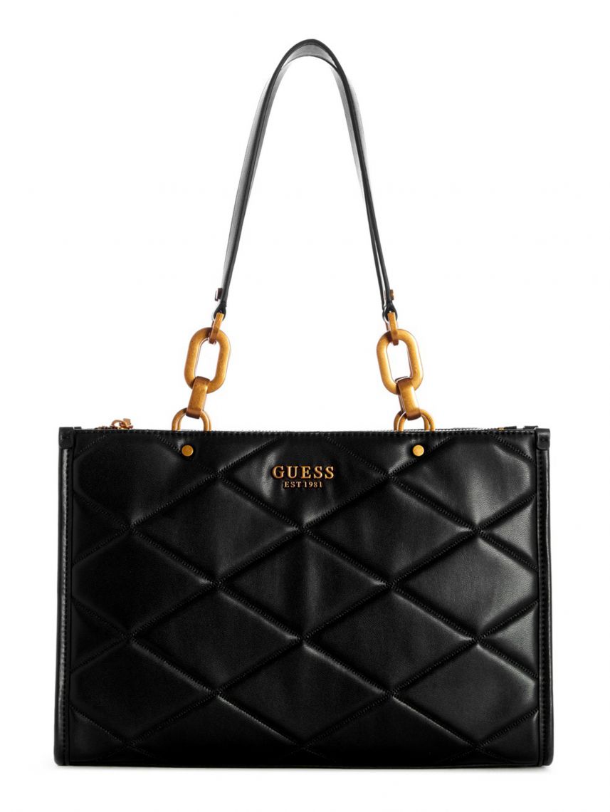 תיק דמוי עור GUESS סדרה CILIAN דגם QB919109-BLA