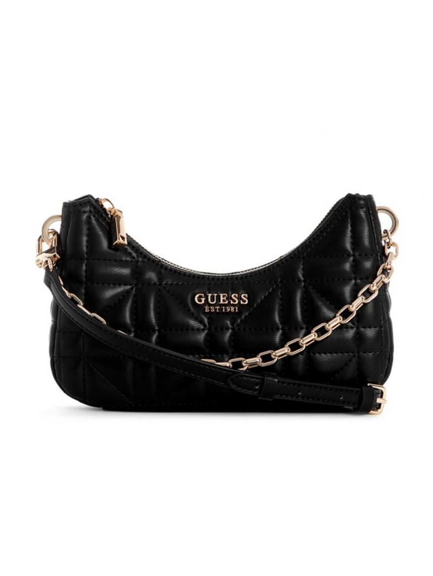 תיק דמוי עור לאישה מבית Guess קולקציית ASSIA דגם G-QG849972-BLA