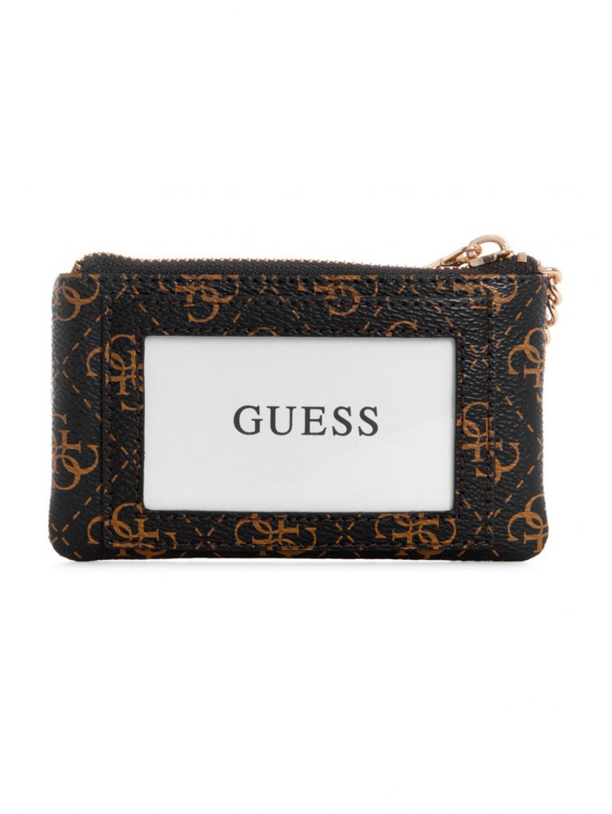 ארנק דמוי עור לאישה מבית Guess קולקציית LAUREL דגם QG850034-BNL